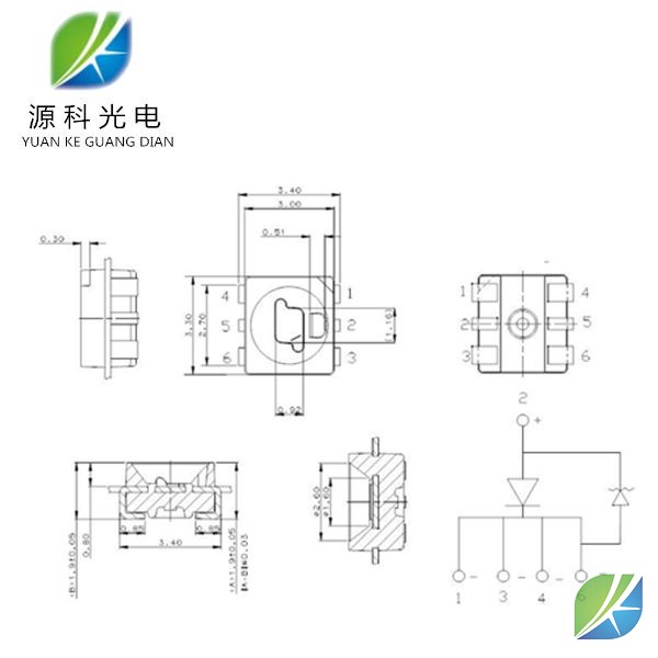 3433 车规级 黄光灯珠 0.5W可加齐纳